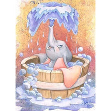 Load image into Gallery viewer, Cute Elephant - Full Diamond Painting - 30x40cm
