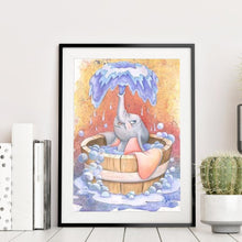 Load image into Gallery viewer, Cute Elephant - Full Diamond Painting - 30x40cm
