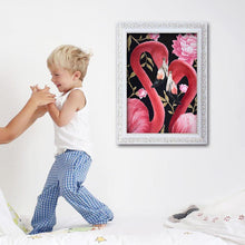 Load image into Gallery viewer, Pink Bird  - Full Diamond Painting - 40x30cm
