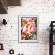 Load image into Gallery viewer, Pink Bird  - Full Diamond Painting - 40x30cm
