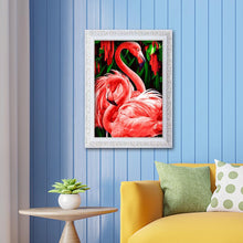 Load image into Gallery viewer, Pink Bird  - Full Diamond Painting - 40x30cm

