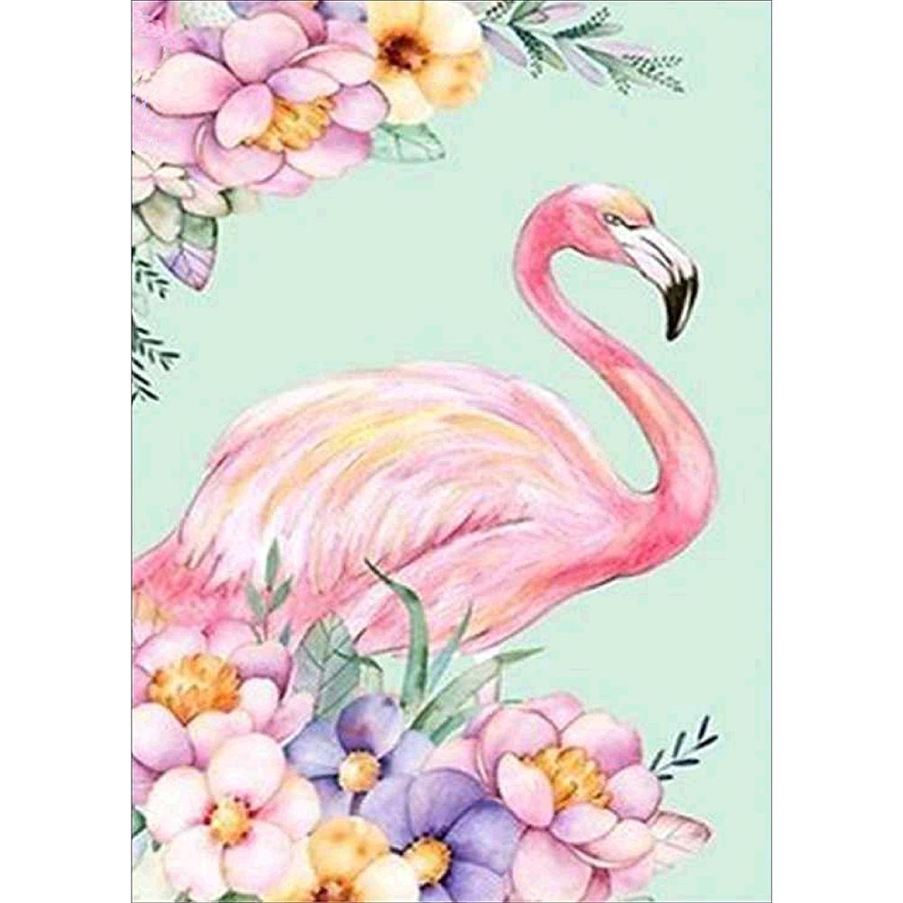 Pink Bird  - Full Diamond Painting - 40x30cm