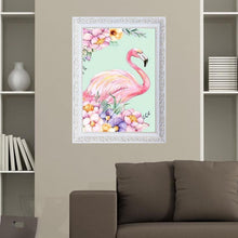 Load image into Gallery viewer, Pink Bird  - Full Diamond Painting - 40x30cm
