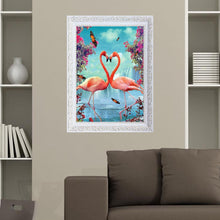 Load image into Gallery viewer, Pink Bird  - Full Diamond Painting - 40x30cm
