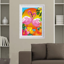 Load image into Gallery viewer, Pink Bird  - Full Diamond Painting - 40x30cm
