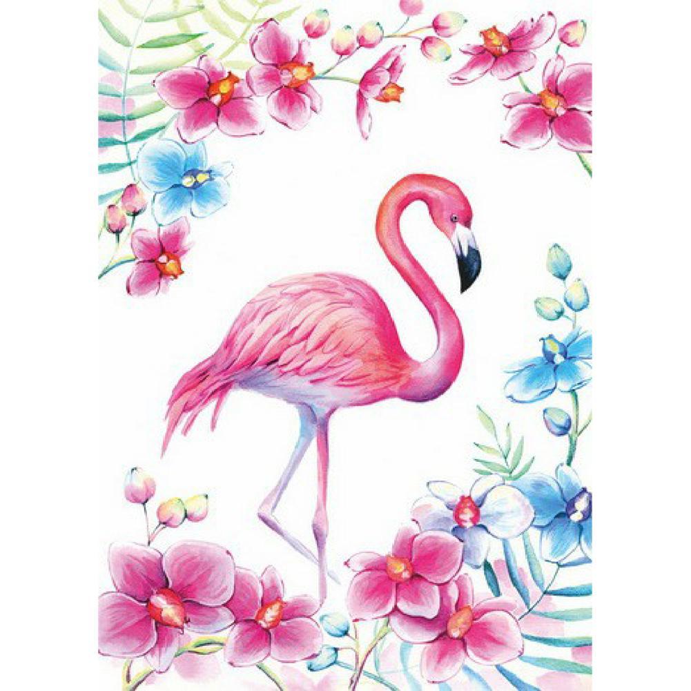 Pink Bird  - Full Diamond Painting - 40x30cm