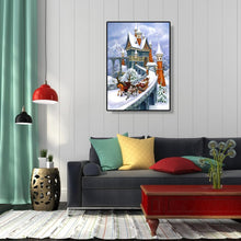 Load image into Gallery viewer, Santa Castle - Full Drill Round Drill - 30x40cm
