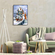 Load image into Gallery viewer, Santa Castle - Full Drill Round Drill - 30x40cm
