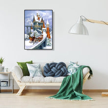 Load image into Gallery viewer, Santa Castle - Full Drill Round Drill - 30x40cm
