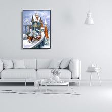 Load image into Gallery viewer, Santa Castle - Full Drill Round Drill - 30x40cm
