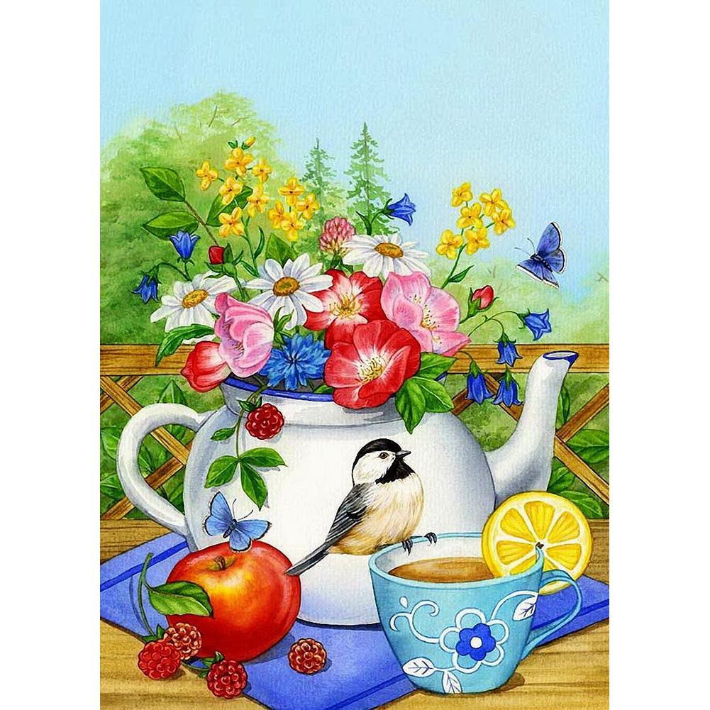 Birds - Full Diamond Painting - 40x30cm