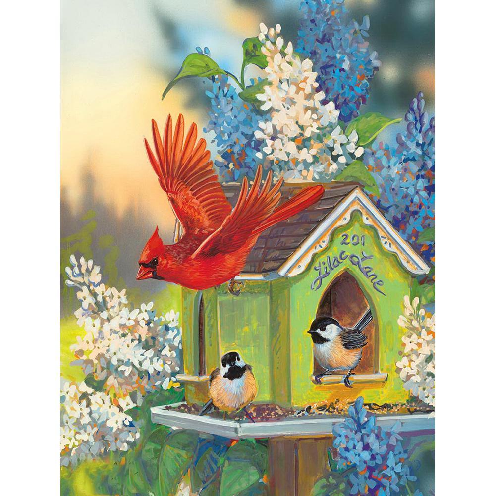 Birds - Full Diamond Painting - 40x30cm