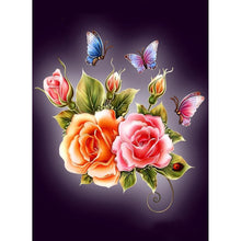 Load image into Gallery viewer, Flower  - Full Diamond Painting - 40x30cm
