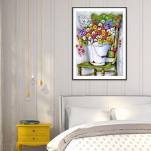 Load image into Gallery viewer, Flower  - Full Diamond Painting - 40x30cm
