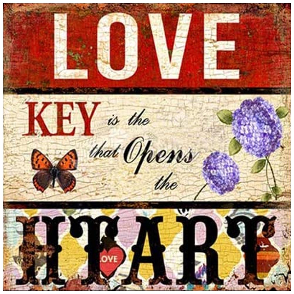 Positive Word  - Full Drill Round Drill - 35x35cm