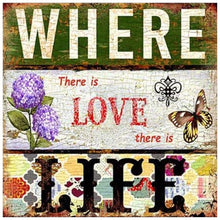 Load image into Gallery viewer, Positive Word  - Full Drill Round Drill - 35x35cm
