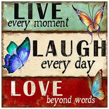 Load image into Gallery viewer, Positive Word  - Full Drill Round Drill - 35x35cm
