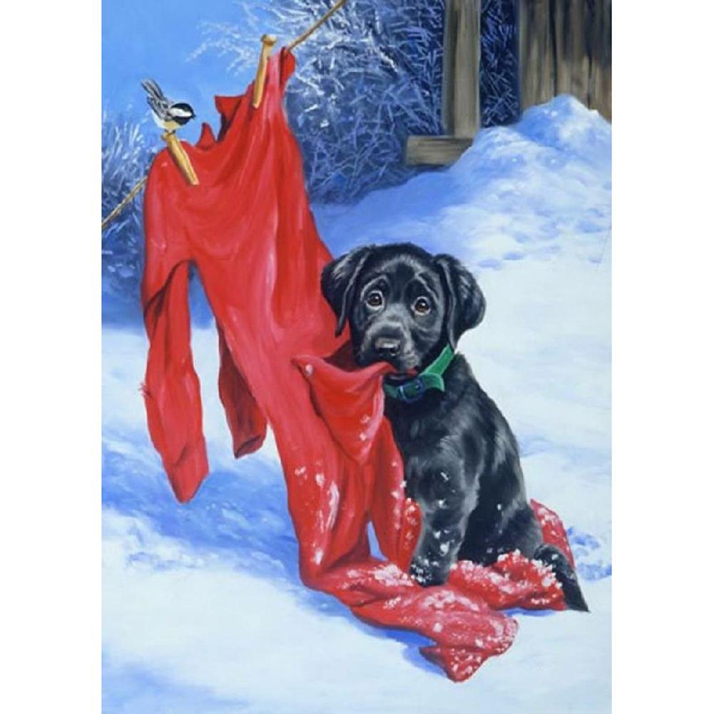 Dog  - Full Diamond Painting - 40x30cm