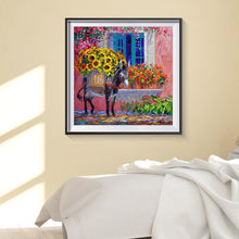 Load image into Gallery viewer, Donkey Flowers - Full Drill Round Drill - 30x30cm
