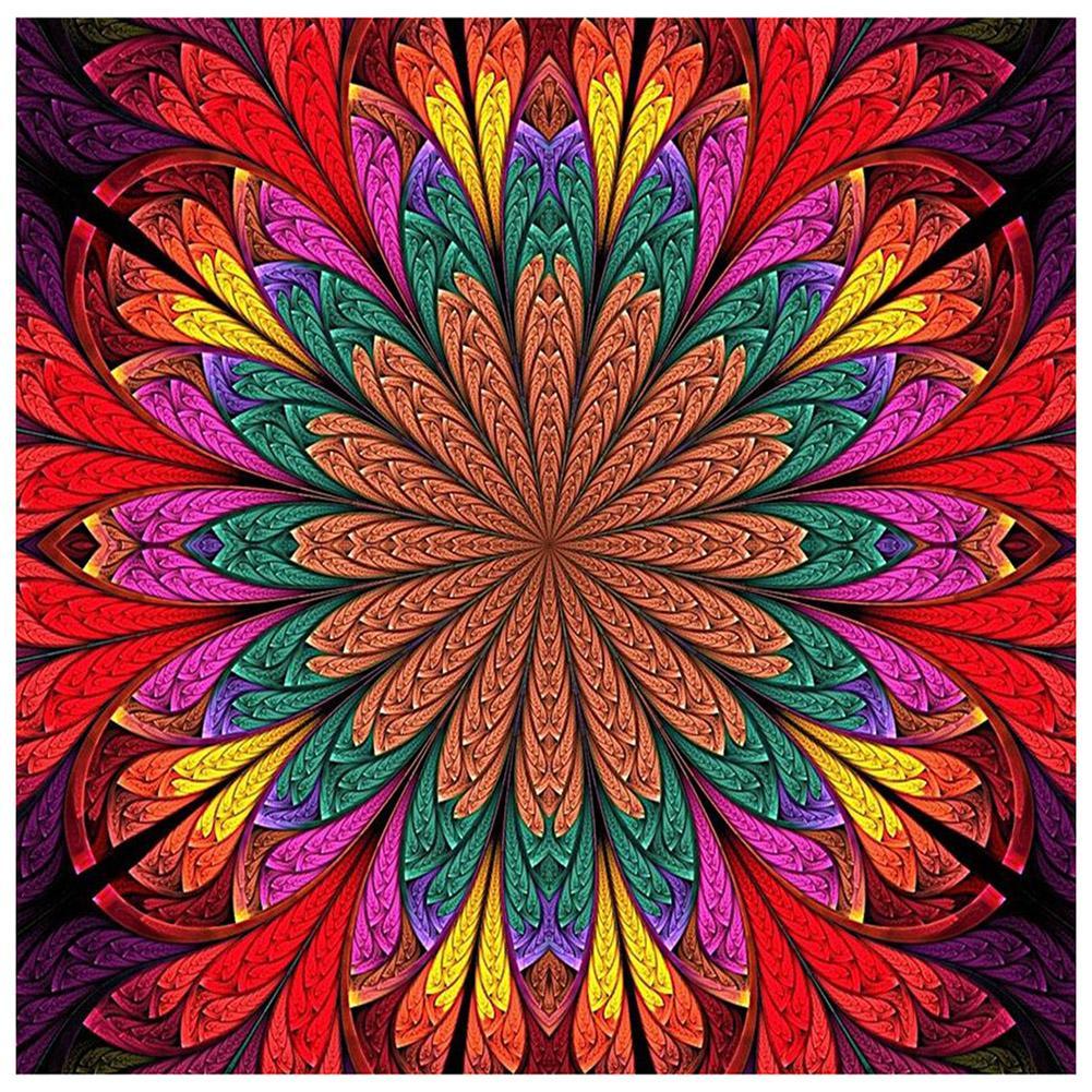 Fantasy Flowers - Full Drill Round Drill - 30x30cm