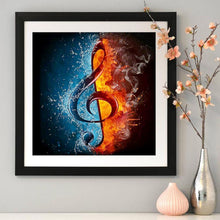 Load image into Gallery viewer, Musical Note - Full Drill Round Drill - 30x30cm
