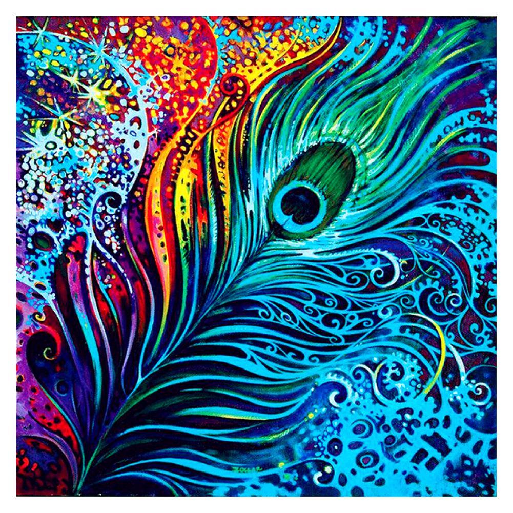 Feather - Full Diamond Painting - 30x30cm