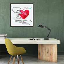 Load image into Gallery viewer, Heart - Full Diamond Painting - 30x30cm

