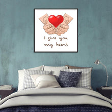Load image into Gallery viewer, Heart - Full Diamond Painting - 30x30cm
