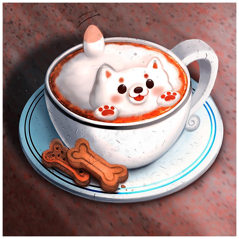 Cute Cup - Full Diamond Painting - 30x30cm