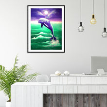 Load image into Gallery viewer, Dolphin - Full Diamond Painting - 40x30cm
