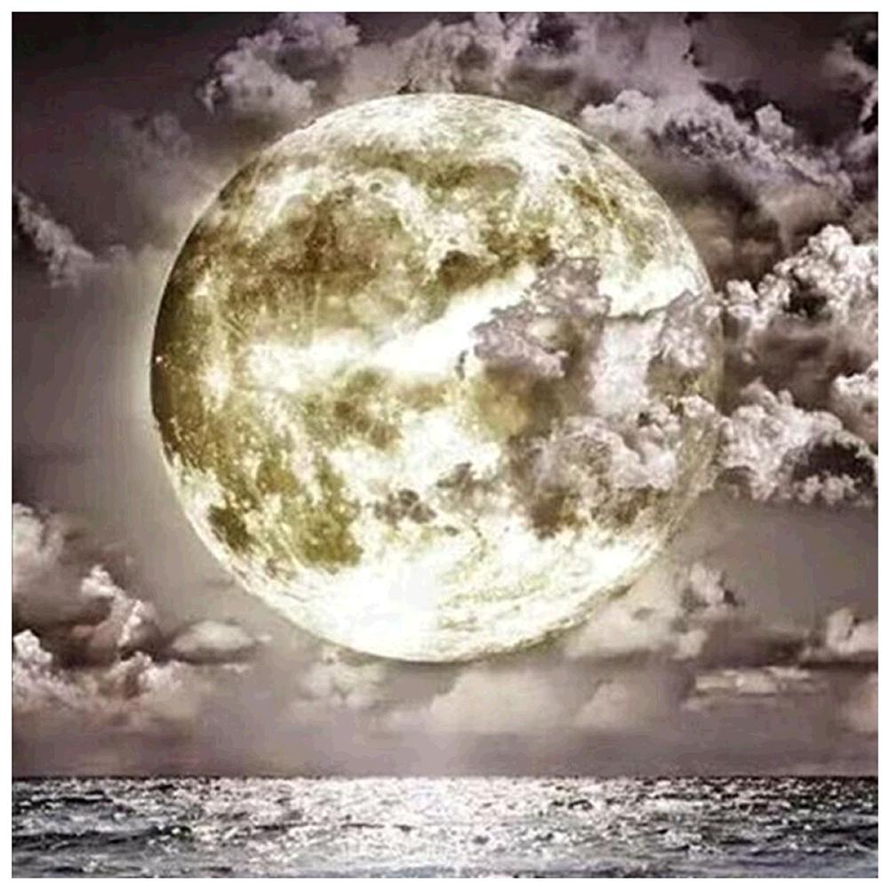 Moon - Full Diamond Painting - 30x30cm