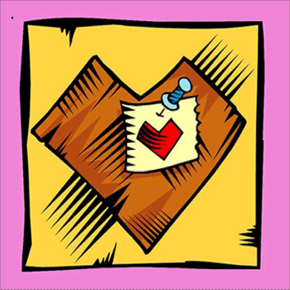 Love Heart - Full Diamond Painting - 30x30cm