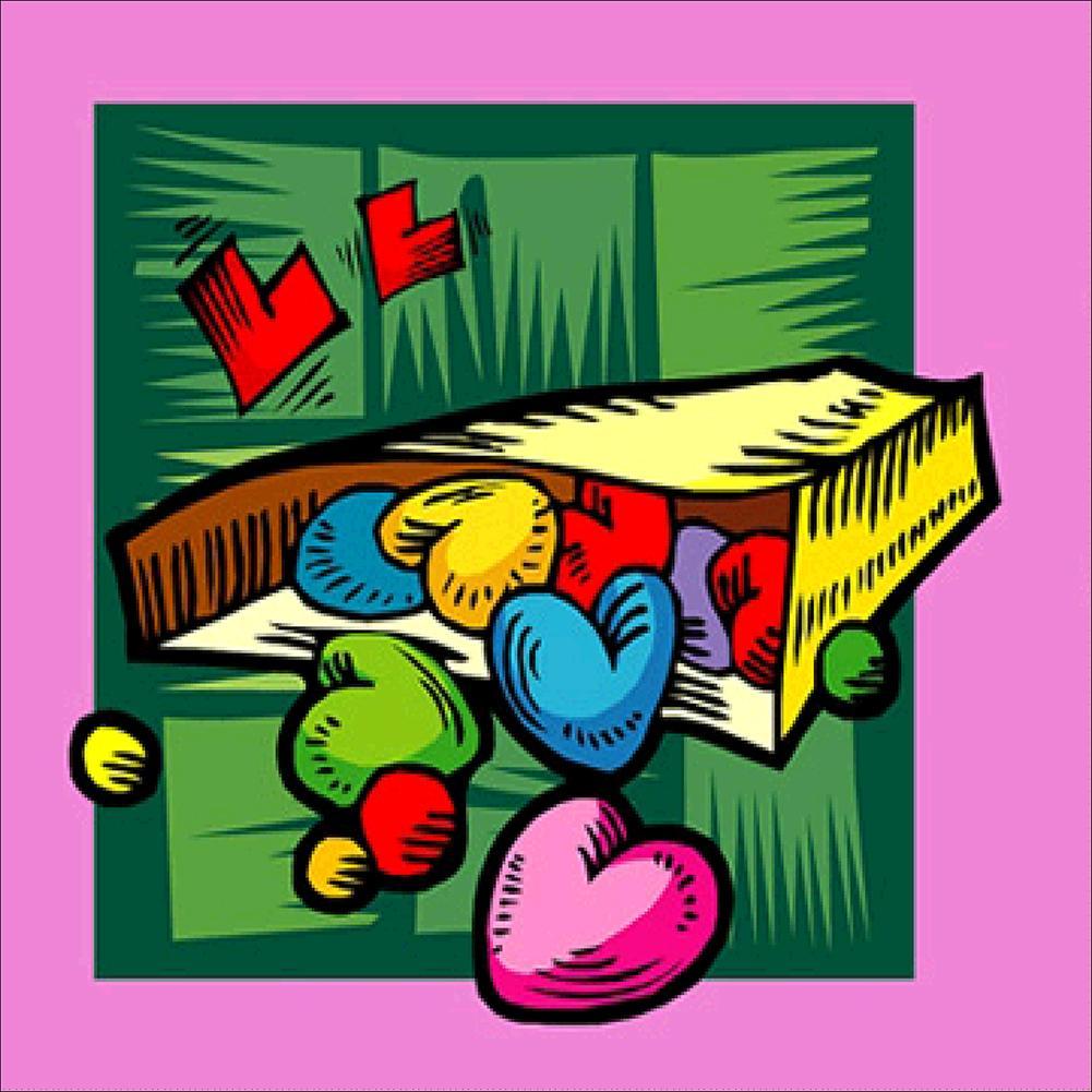 Love Heart - Full Diamond Painting - 30x30cm