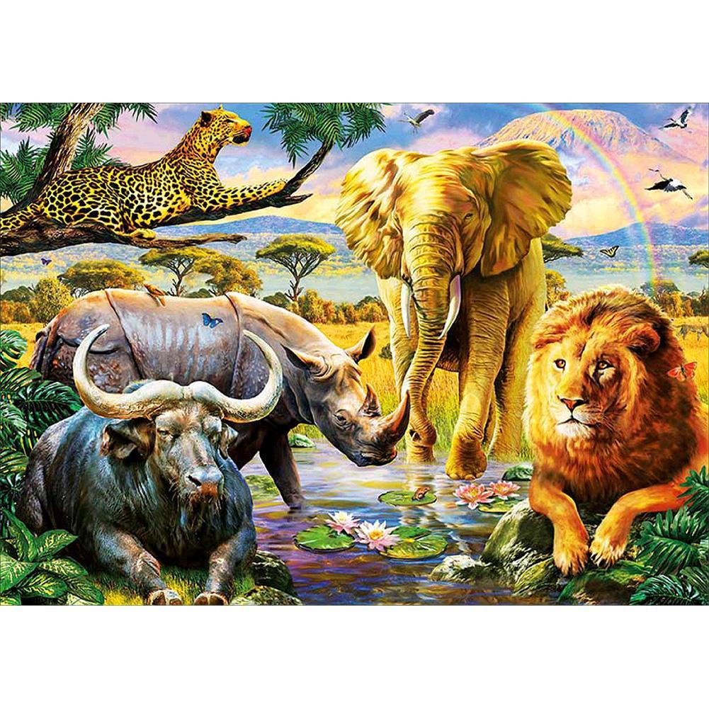 Elephant - Full Diamond Painting - 40x30cm