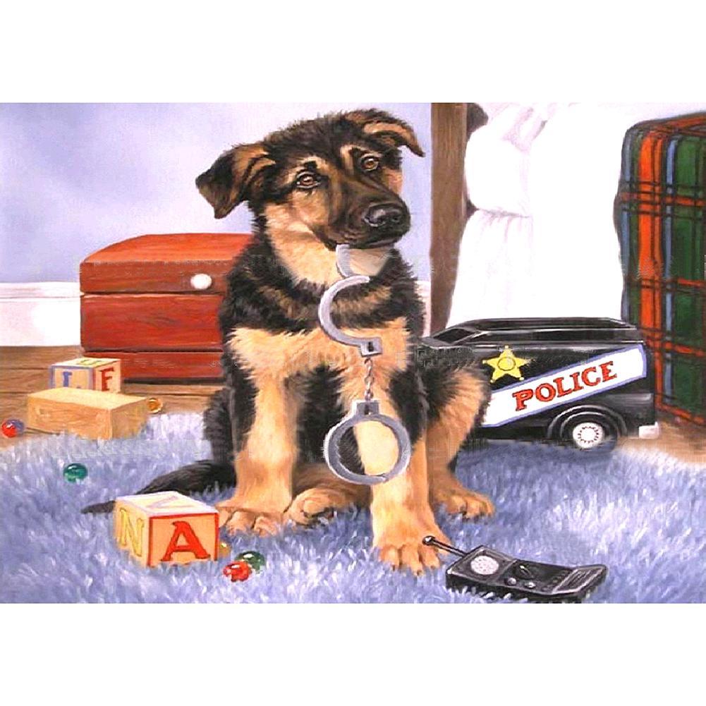 Dog - Full Diamond Painting - 30x40cm