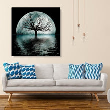 Load image into Gallery viewer, Tree Moon  - Full Diamond Painting - 30x30cm
