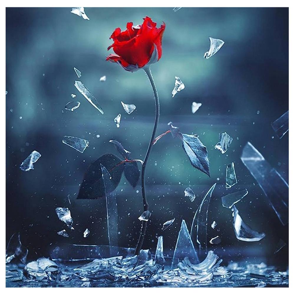 Flower - Full Diamond Painting - 30x30cm