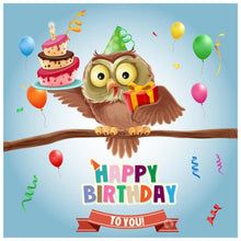 Load image into Gallery viewer, Birds Birthday - Full Diamond Painting - 30x30cm
