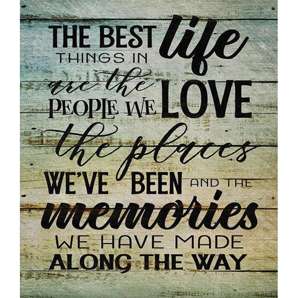 Letter - Full Diamond Painting - 30x35cm