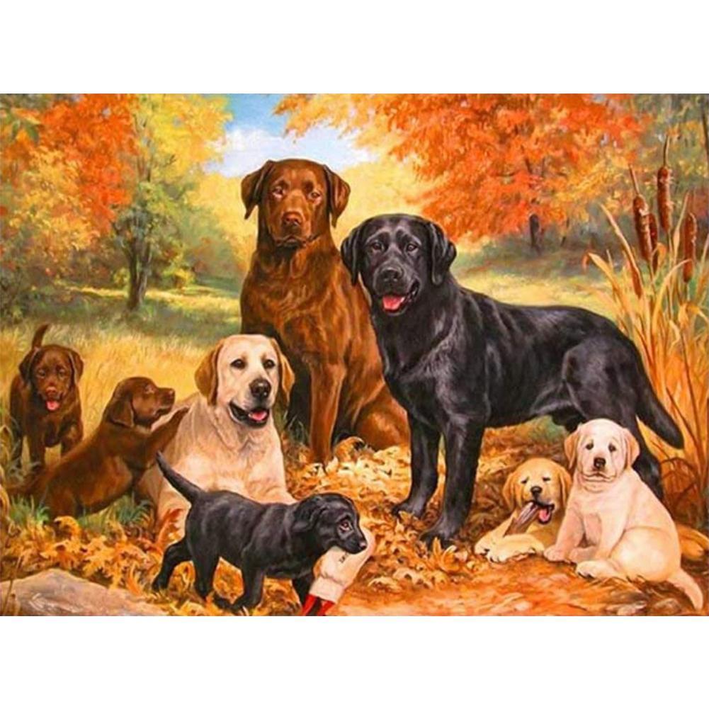 DogSets  - Full Diamond Painting - 40x30cm