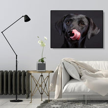 Load image into Gallery viewer, Black DogPictures  - Full Diamond Painting - 40x30cm
