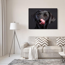 Load image into Gallery viewer, Black DogPictures  - Full Diamond Painting - 40x30cm
