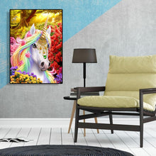 Load image into Gallery viewer, Flower Horse Animals - Full Diamond Painting - 30x40cm
