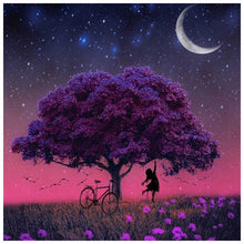 Load image into Gallery viewer, Tree Girl - Full Diamond Painting - 30x30cm
