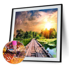 Load image into Gallery viewer, Village Bridge - Full Diamond Painting - 30x30cm
