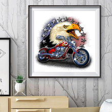 Load image into Gallery viewer, Motorcycle Eagle - Full Diamond Painting - 30x30cm
