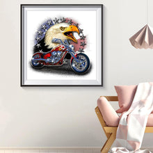 Load image into Gallery viewer, Motorcycle Eagle - Full Diamond Painting - 30x30cm
