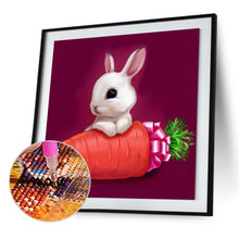 Load image into Gallery viewer, Rabbit Carrot - Full Diamond Painting - 30x30cm
