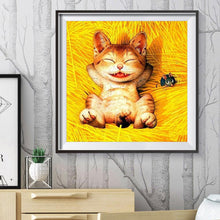 Load image into Gallery viewer, Happy Cat - Full Diamond Painting - 30x30cm
