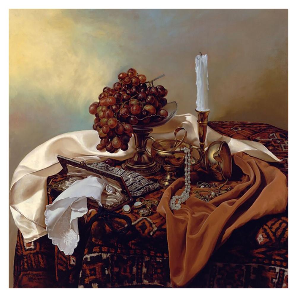 Fruit Candlestick - Full Diamond Painting - 30x30cm